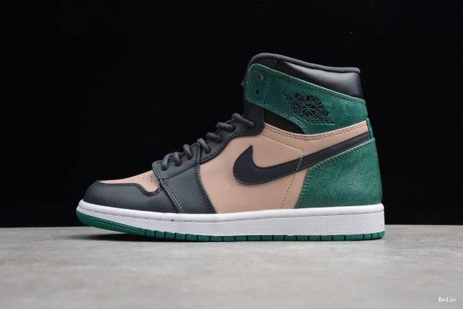 Boostmaster lin Bio Jordan Retro 1 AH7389-203 High Beige Mystic Air Green Anthracite 0820
